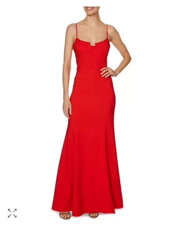 Laundry By Shelli Segal Dresses & Skirts - Laundry By Shelli Segal Red Spaghetti-Strap Maxi Dress